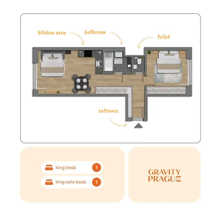Apartment Stylish - Free Parking, Cinema, By Gravity *